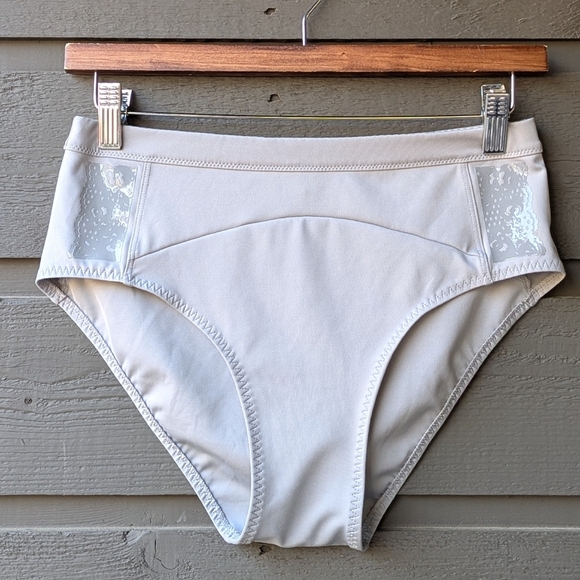 Adidas X Stella McCartney Ice Grey Hybrid Swim Shorts Brief Size Medium - Picture 10 of 10